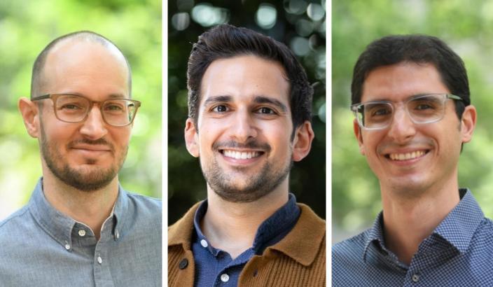 Image of three Columbia University Researchers