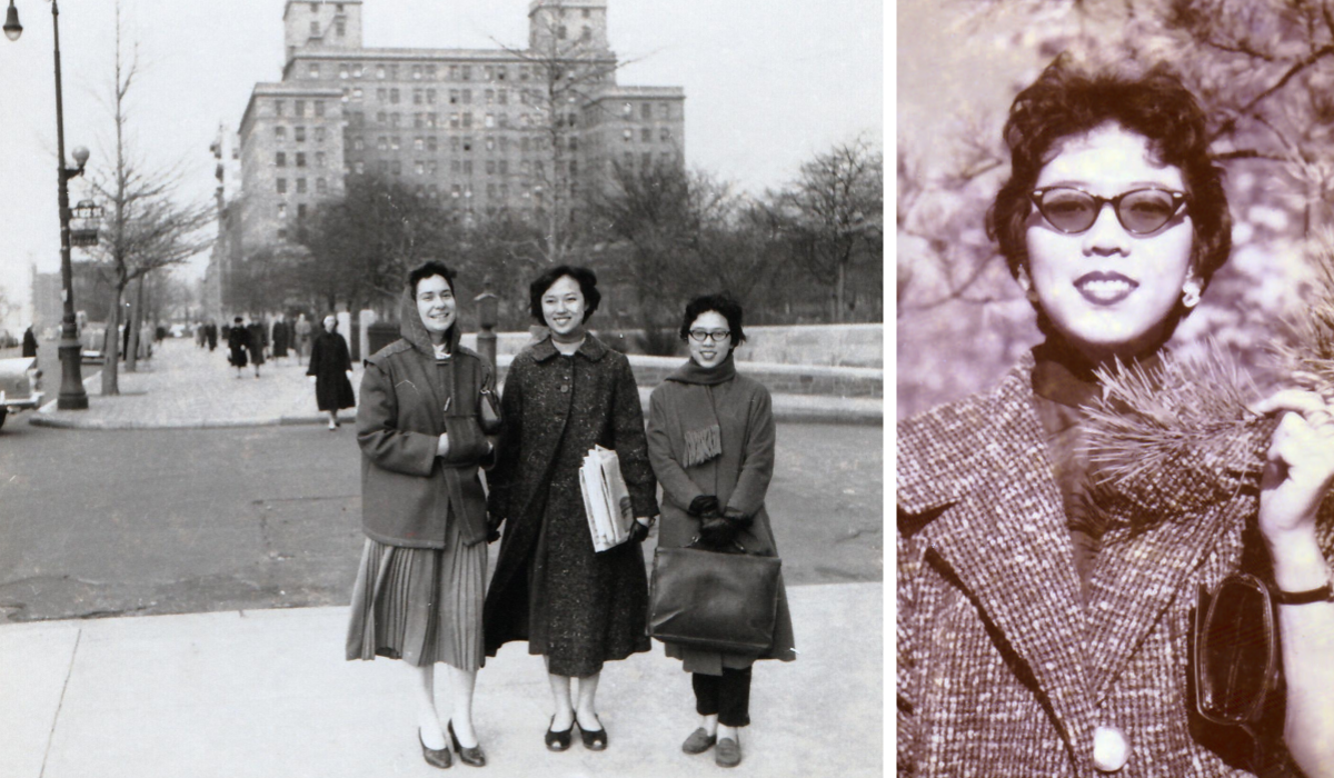 Veronica Siu-Fun Pun Choy (far right) with Renee Gerard and Tomiko Tanami