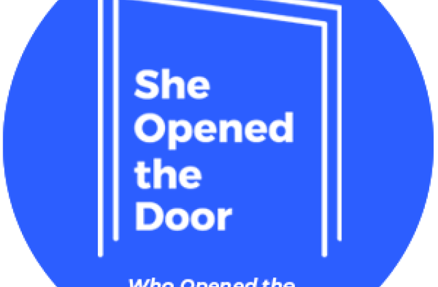 She Opened the Door logo